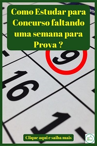 estudar para concurso público